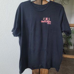 Men's Texas Hard Eight Bbq Black T-shirt